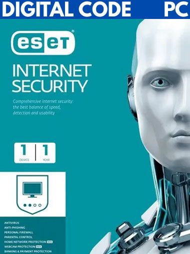 ESET Internet Security - 1 PC 1 Year (Email Delivery)