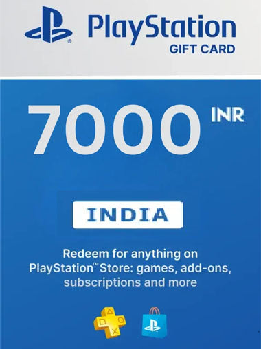 PlayStation Gift Card ₹7000 – Digital Code (Email Delivery)