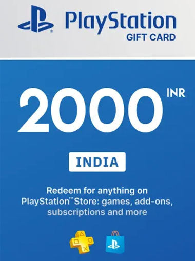 PlayStation Gift Card ₹2000 – Digital Code (Email Delivery)