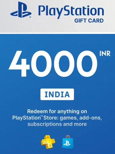 PlayStation Gift Card ₹4000 – Digital Code (Email Delivery)