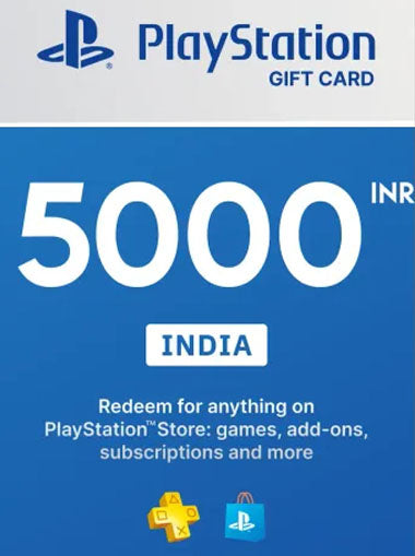 PlayStation Gift Card ₹5000 – Digital Code (Email Delivery)