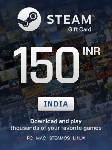 Steam Wallet 150 INR Digital Code (Email Delivery)