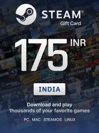 Steam Wallet 175 INR Digital Code (Email Delivery)