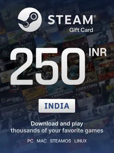 Steam Wallet 250 INR Digital Code (Email Delivery)